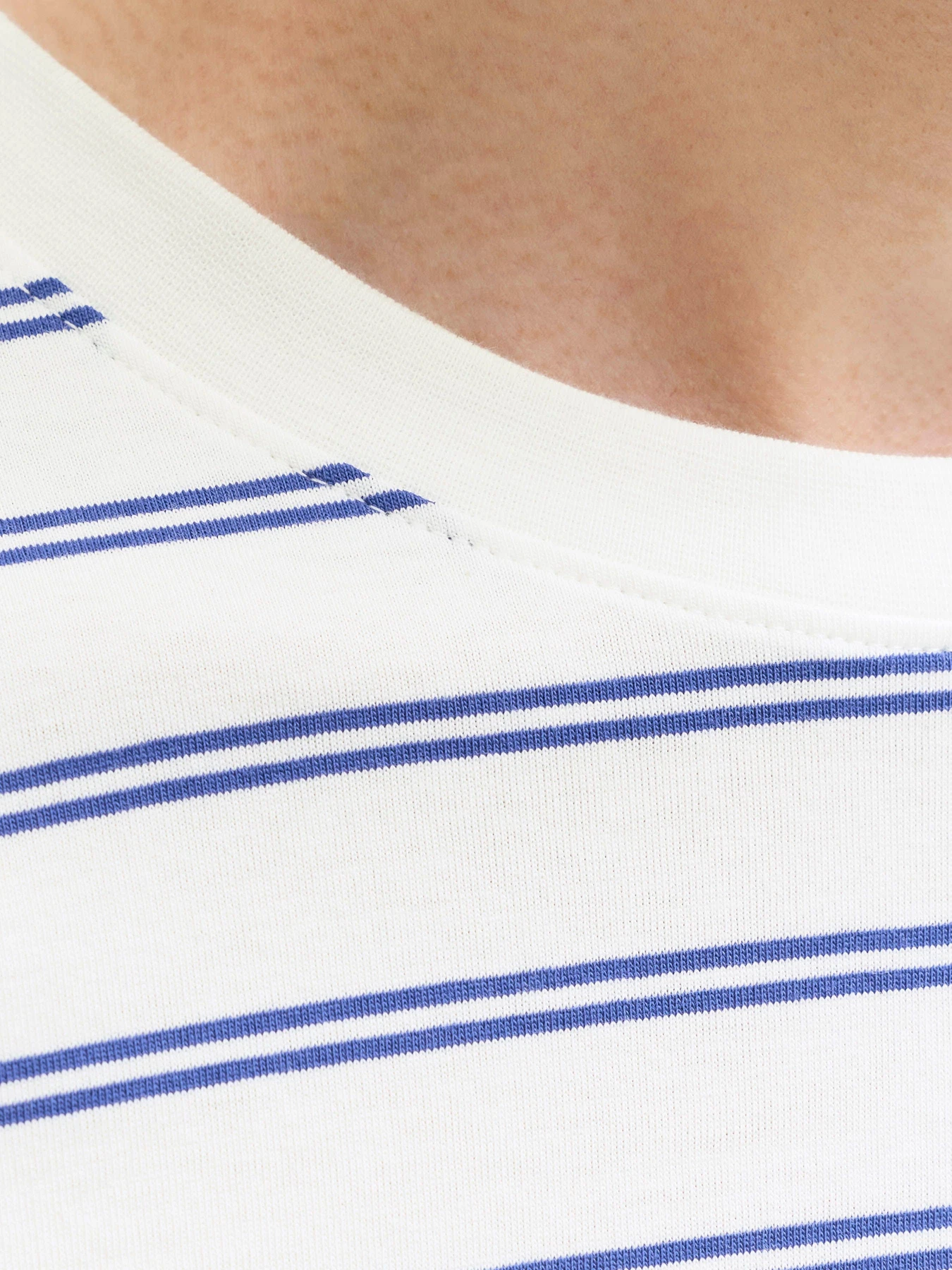 Футболки і поло JACK & JONES NORREBRO STRIPE TEE модель 12291021_Cloud Dancer Фото