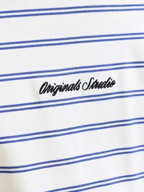 Футболки і поло JACK & JONES NORREBRO STRIPE TEE модель 12291021_Cloud Dancer Фото
