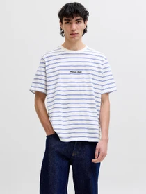 Футболки і поло JACK & JONES NORREBRO STRIPE TEE модель 12291021_Cloud Dancer Фото