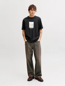 Футболки і поло JACK & JONES NORREBRO PHOTO TEE модель 12291022_Black Main2 26 Фото