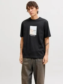 Футболки и поло JACK & JONES NORREBRO PHOTO TEE модель 12291022_Black Main2 26 Фото