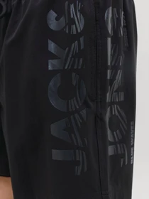 Одяг для пляжу JACK & JONES MAUI WAVE LOGO SWIM SHORTS модель 12291391_Black Фото