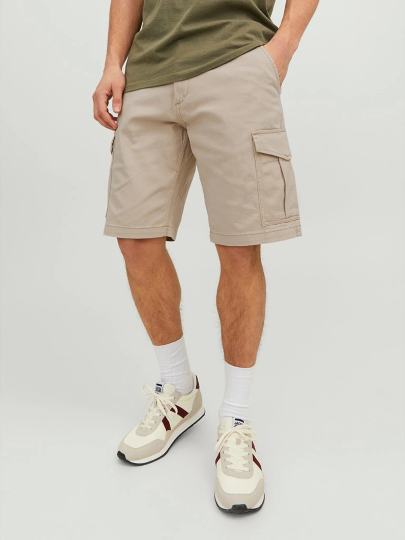 Шорти JACK & JONES модель 12182555_Oxford Tan Шорти JACK & JONES модель 12182555_Oxford Tan Фото