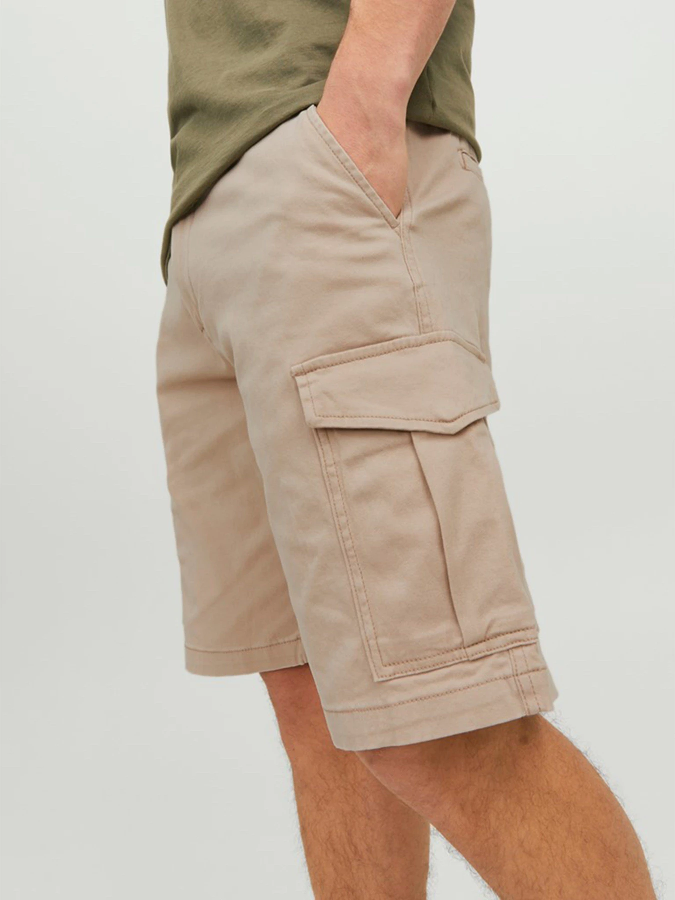 Шорти JACK & JONES модель 12182555_Oxford Tan Шорти JACK & JONES модель 12182555_Oxford Tan Фото