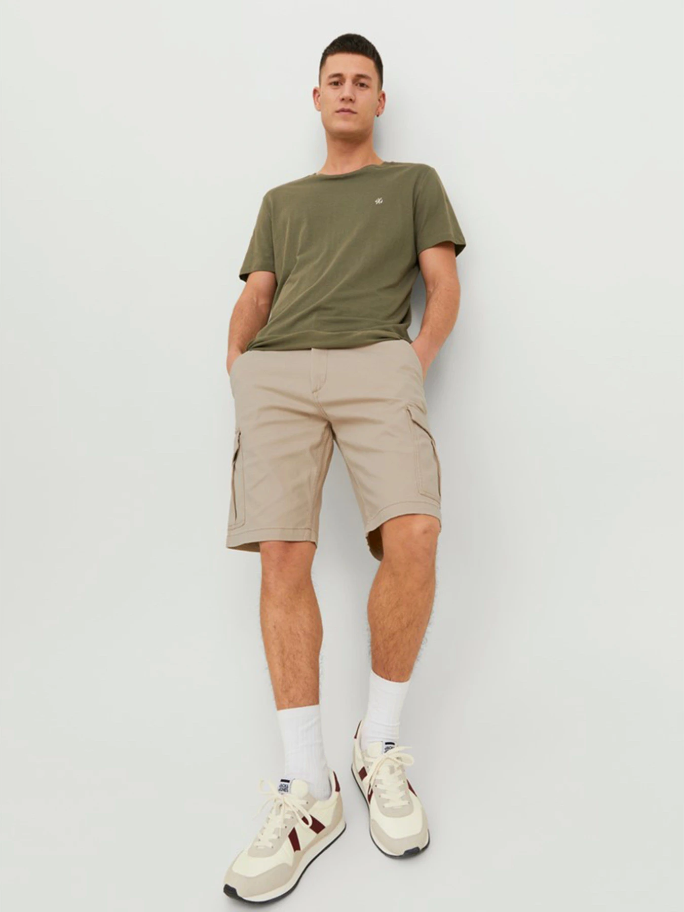 Шорти JACK & JONES модель 12182555_Oxford Tan Шорти JACK & JONES модель 12182555_Oxford Tan Фото