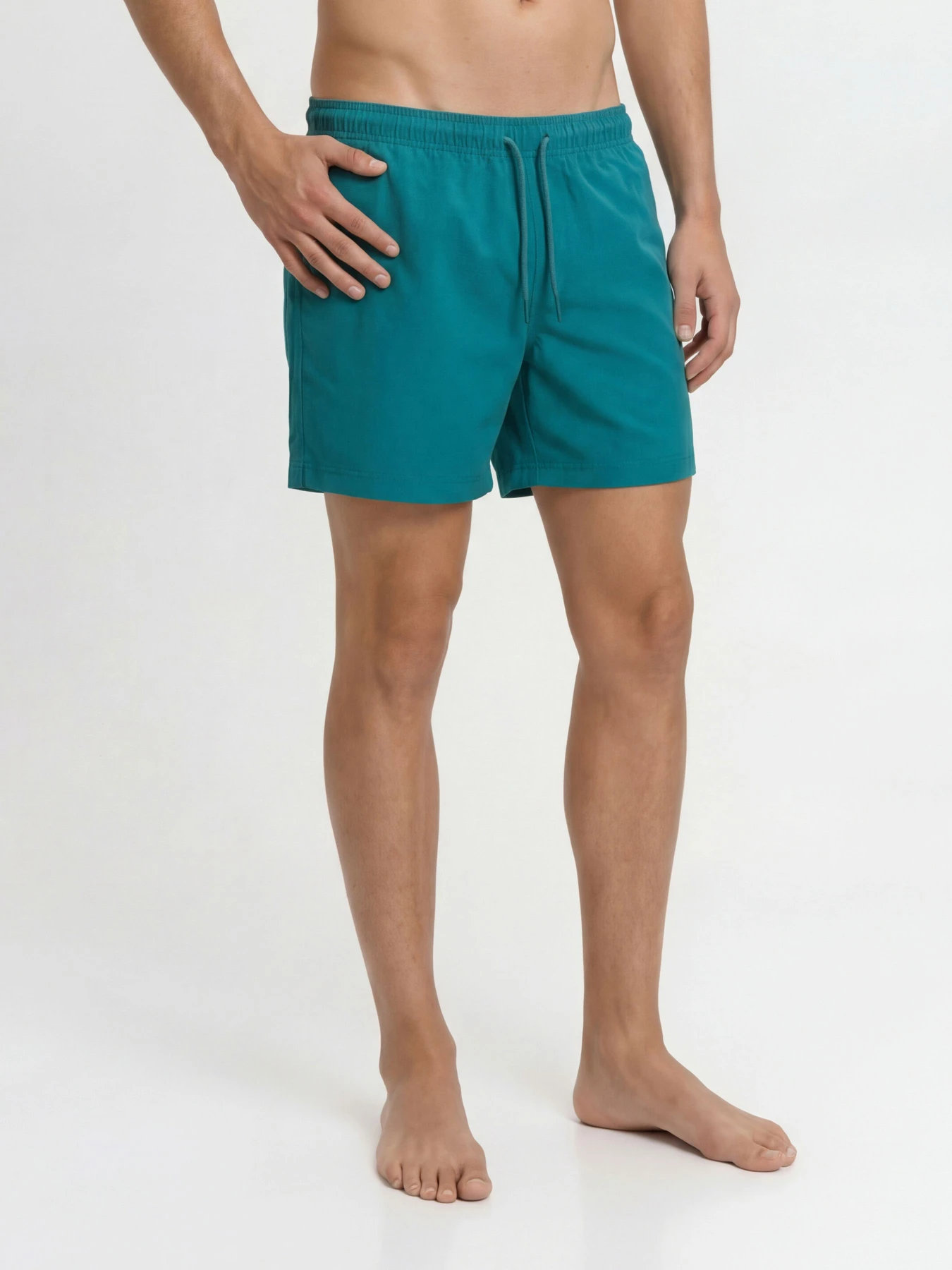 Одяг для пляжу JACK & JONES MAUI WAVE LOGO SWIM SHORTS модель 12291391_Colonial Blue Фото