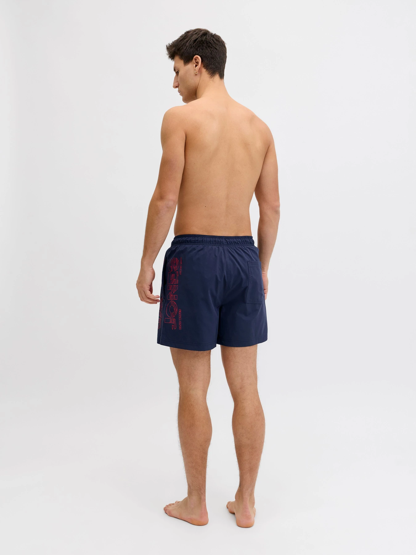 Одежда для пляжа JACK & JONES MAUI WAVE LOGO SWIM SHORTS модель 12291391_Navy Blazer Фото