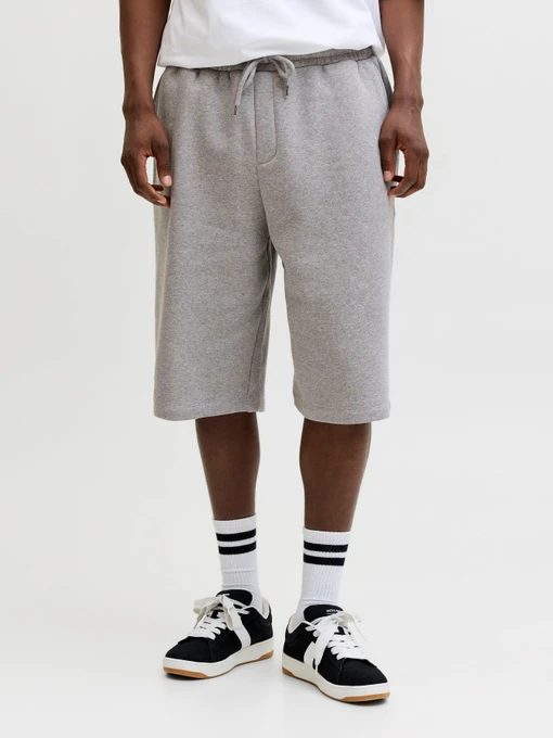Шорты JACK & JONES OWEN FALLS SWEAT SHORTS модель 12292973_Light Grey Melange Фото