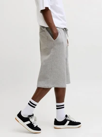 Шорты JACK & JONES OWEN FALLS SWEAT SHORTS модель 12292973_Light Grey Melange Фото