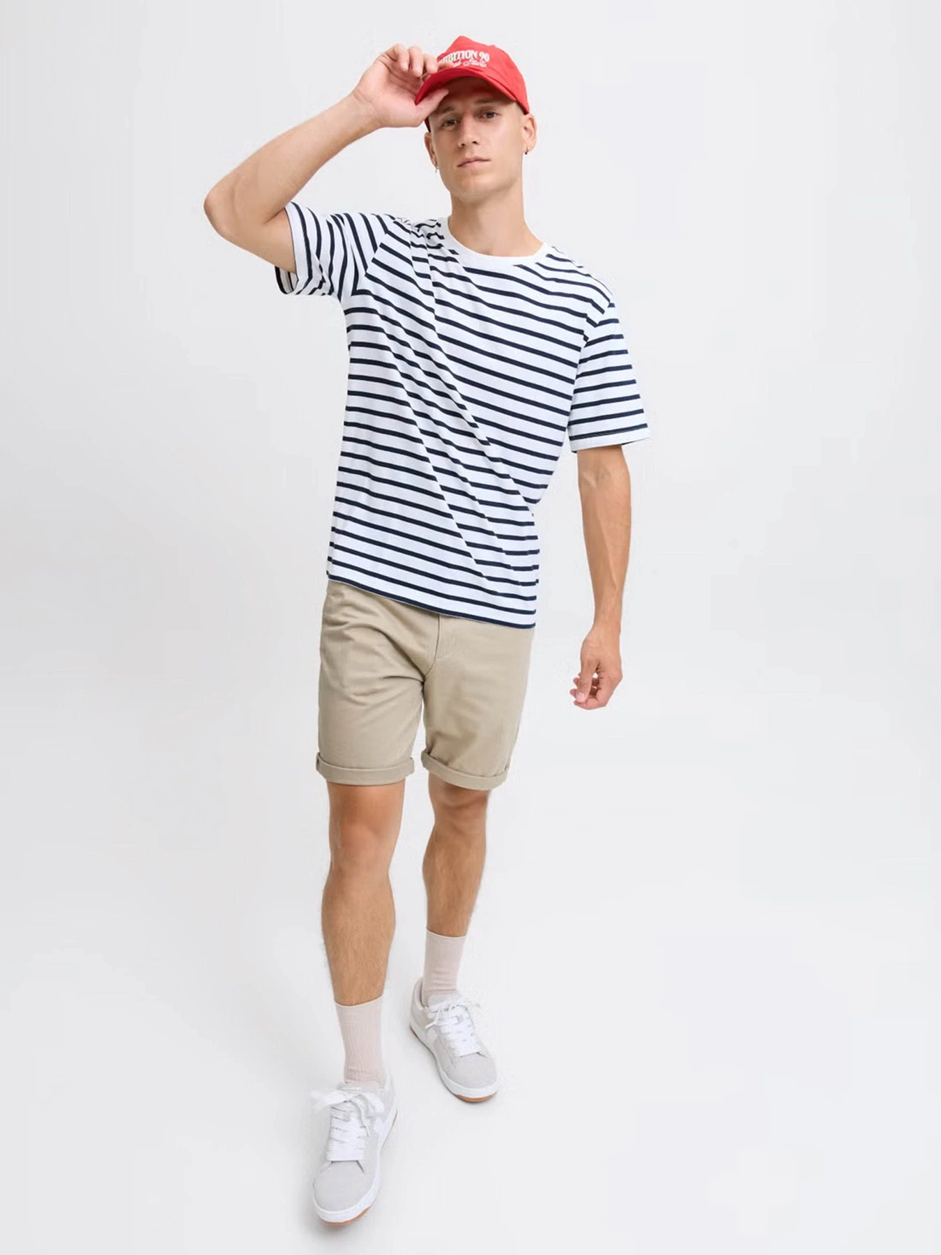 Шорты JACK & JONES BOWIE SHORTS модель 12165604_Crockery Шорты JACK & JONES BOWIE SHORTS модель 12165604_Crockery Фото