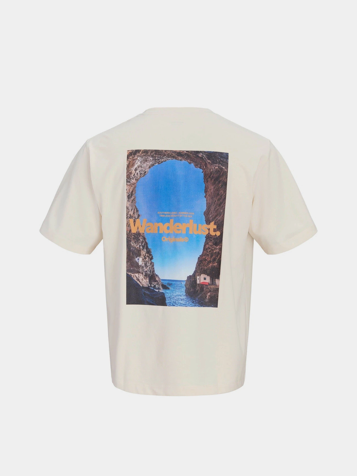 Футболки и поло JACK & JONES RIVIERA BACK PHOTO TEE модель 12295161_Antique White Футболки и поло JACK & JONES RIVIERA BACK PHOTO TEE модель 12295161_Antique White Фото