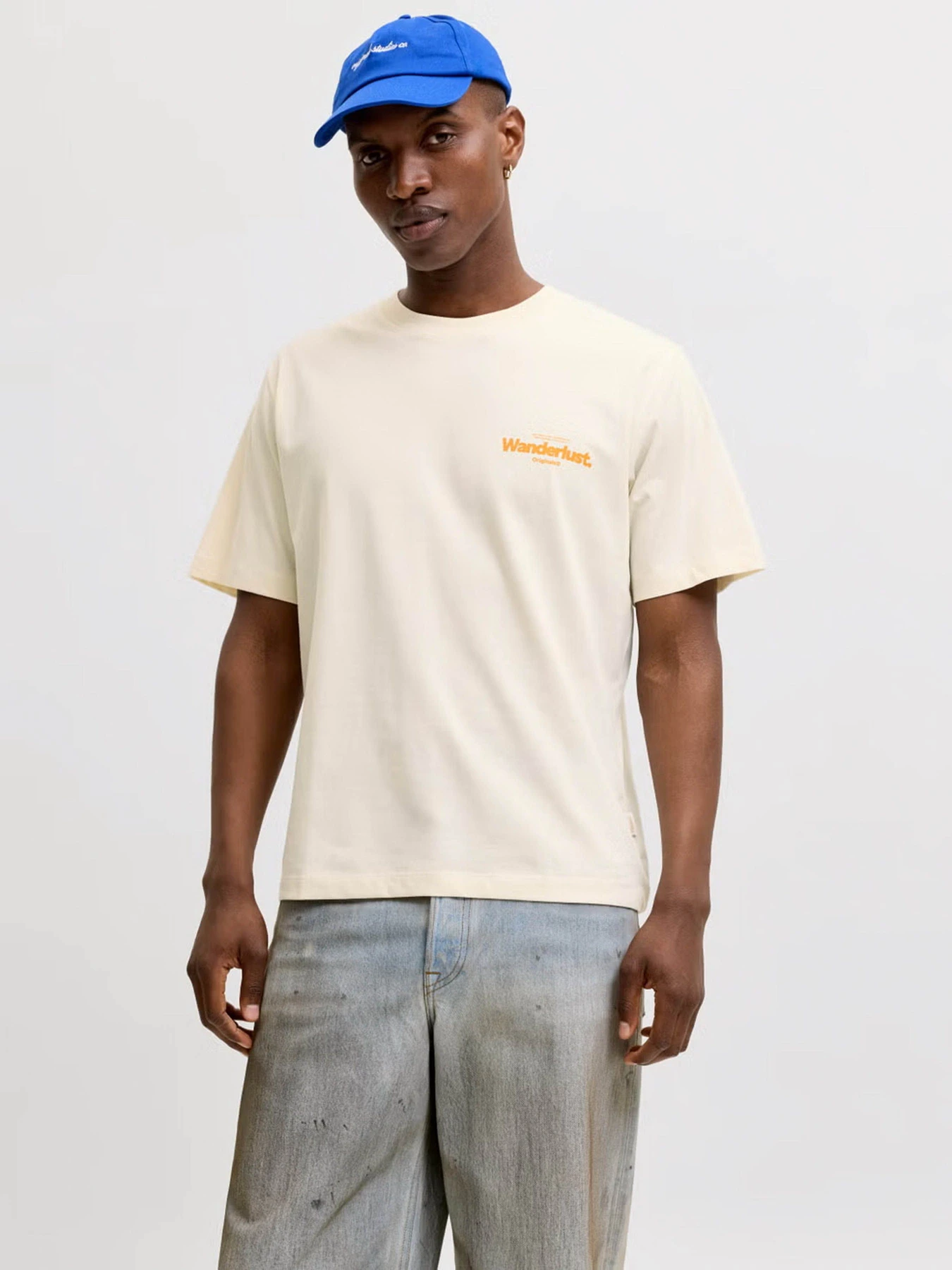 Футболки и поло JACK & JONES RIVIERA BACK PHOTO TEE модель 12295161_Antique White Футболки и поло JACK & JONES RIVIERA BACK PHOTO TEE модель 12295161_Antique White Фото