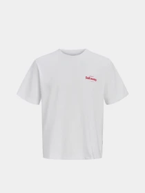 Футболки и поло JACK & JONES RIVIERA BACK PHOTO TEE модель 12295161_Bright White Фото