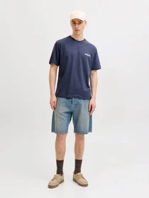 Футболки і поло JACK & JONES RIVIERA BACK PHOTO TEE модель 12295161_Odyssey Gray Фото