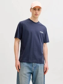 Футболки і поло JACK & JONES RIVIERA BACK PHOTO TEE модель 12295161_Odyssey Gray Фото