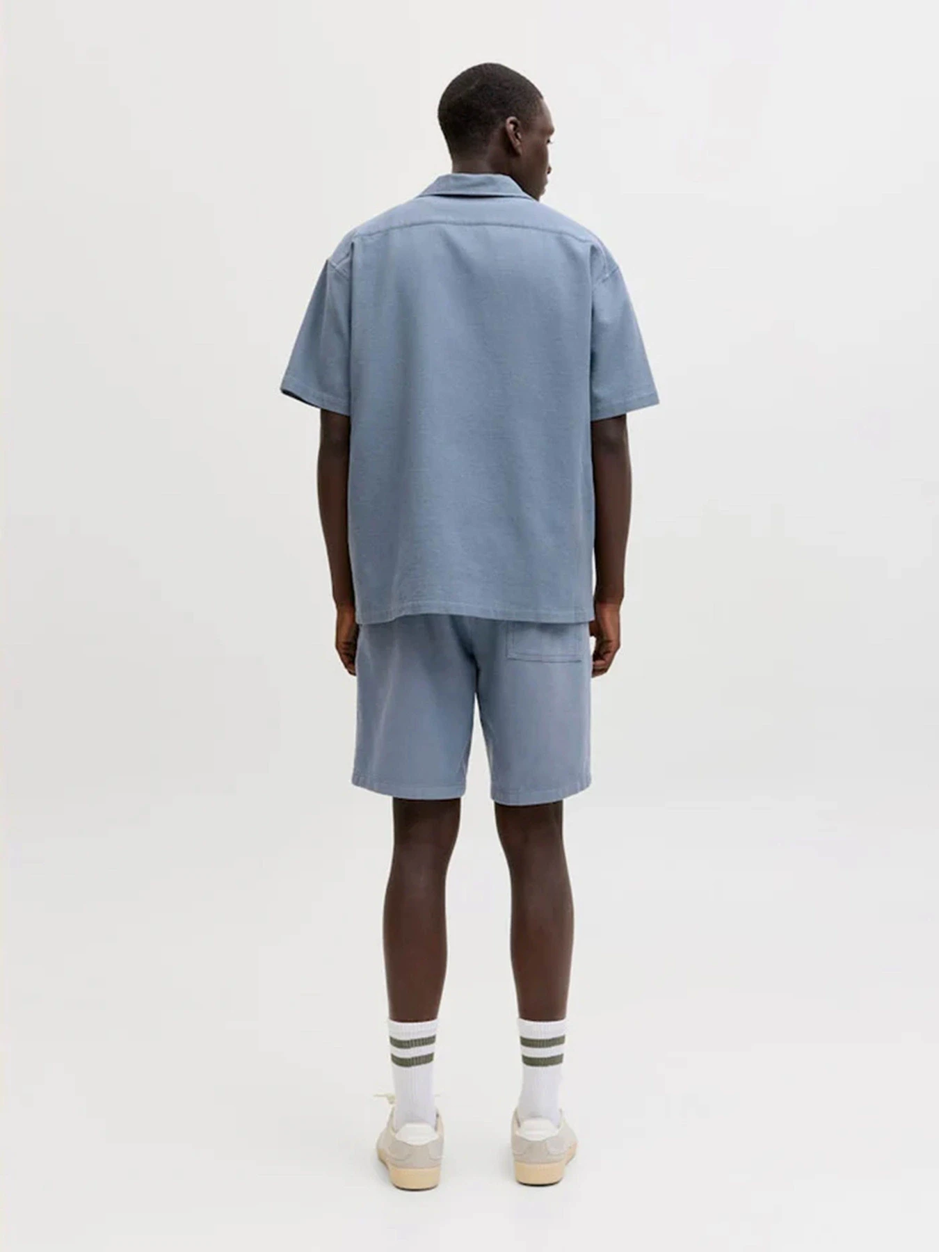 Сорочки JACK & JONES GLOBAL WAFFLE RESORT SHIRT модель 12295551_Blue Mirage Сорочки JACK & JONES GLOBAL WAFFLE RESORT SHIRT модель 12295551_Blue Mirage Фото