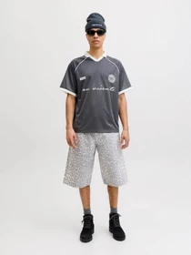 Футболки и поло JACK & JONES ETERNA FOOTBALL POLO модель 12295605_Asphalt Фото