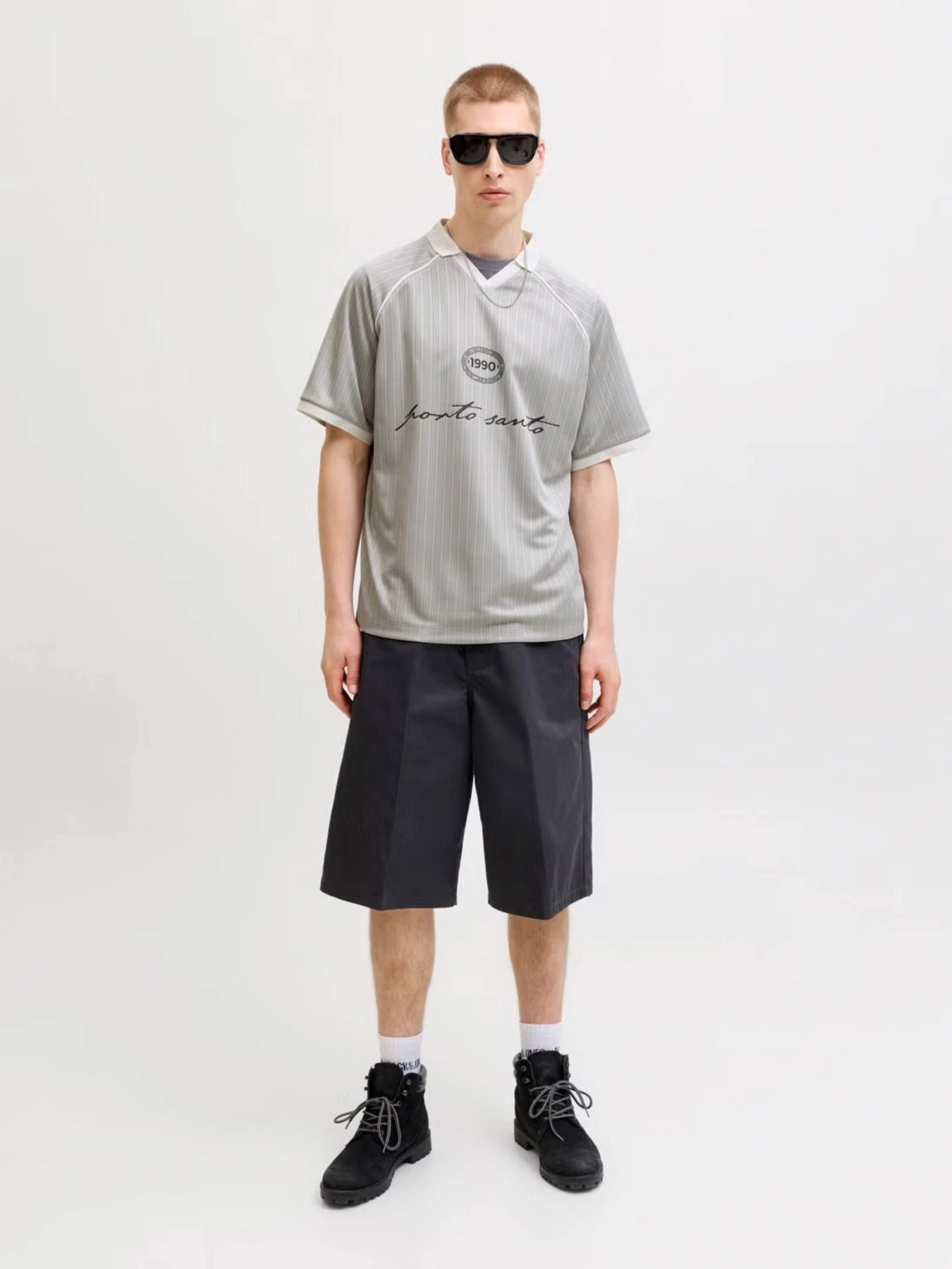 Футболки и поло JACK & JONES ETERNA FOOTBALL POLO модель 12295605_Vapor Blue Фото