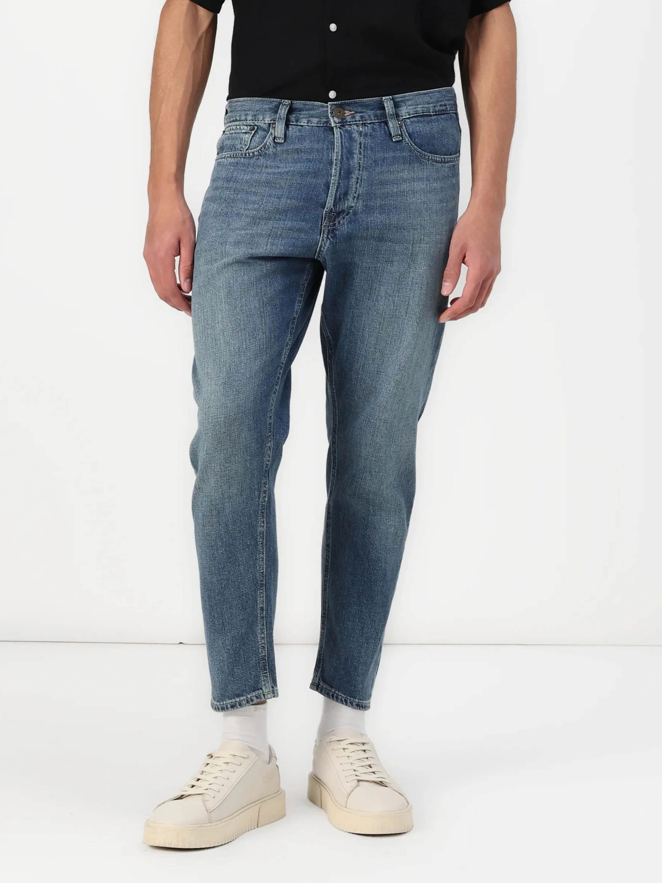 Джинсы JACK & JONES FRANK COOPER модель 12295744_Blue Denim Джинсы JACK & JONES FRANK COOPER модель 12295744_Blue Denim Фото