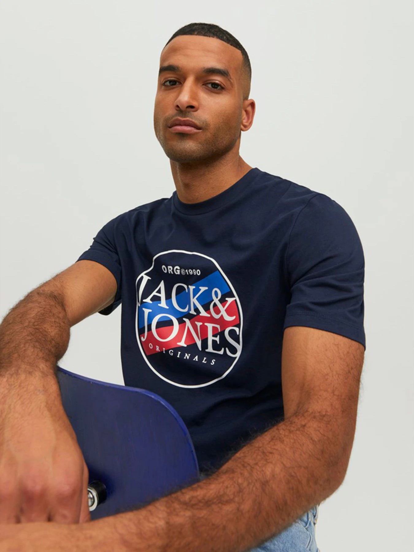 Футболки и поло JACK & JONES модель 12228542_Navy Blazer Футболки и поло JACK & JONES модель 12228542_Navy Blazer Фото