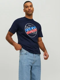 Футболки и поло JACK & JONES модель 12228542_Navy Blazer Фото