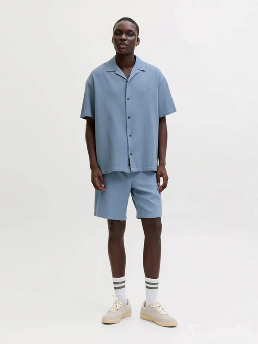 Бавовняні Чоловічі Повсякденні шорти JACK & JONES JAIDEN WAFFLE RESORT SHORT фото 3