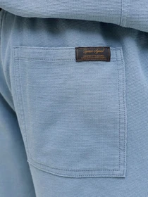 Шорты JACK & JONES JAIDEN WAFFLE RESORT SHORT модель 12295862_Blue Mirage Фото