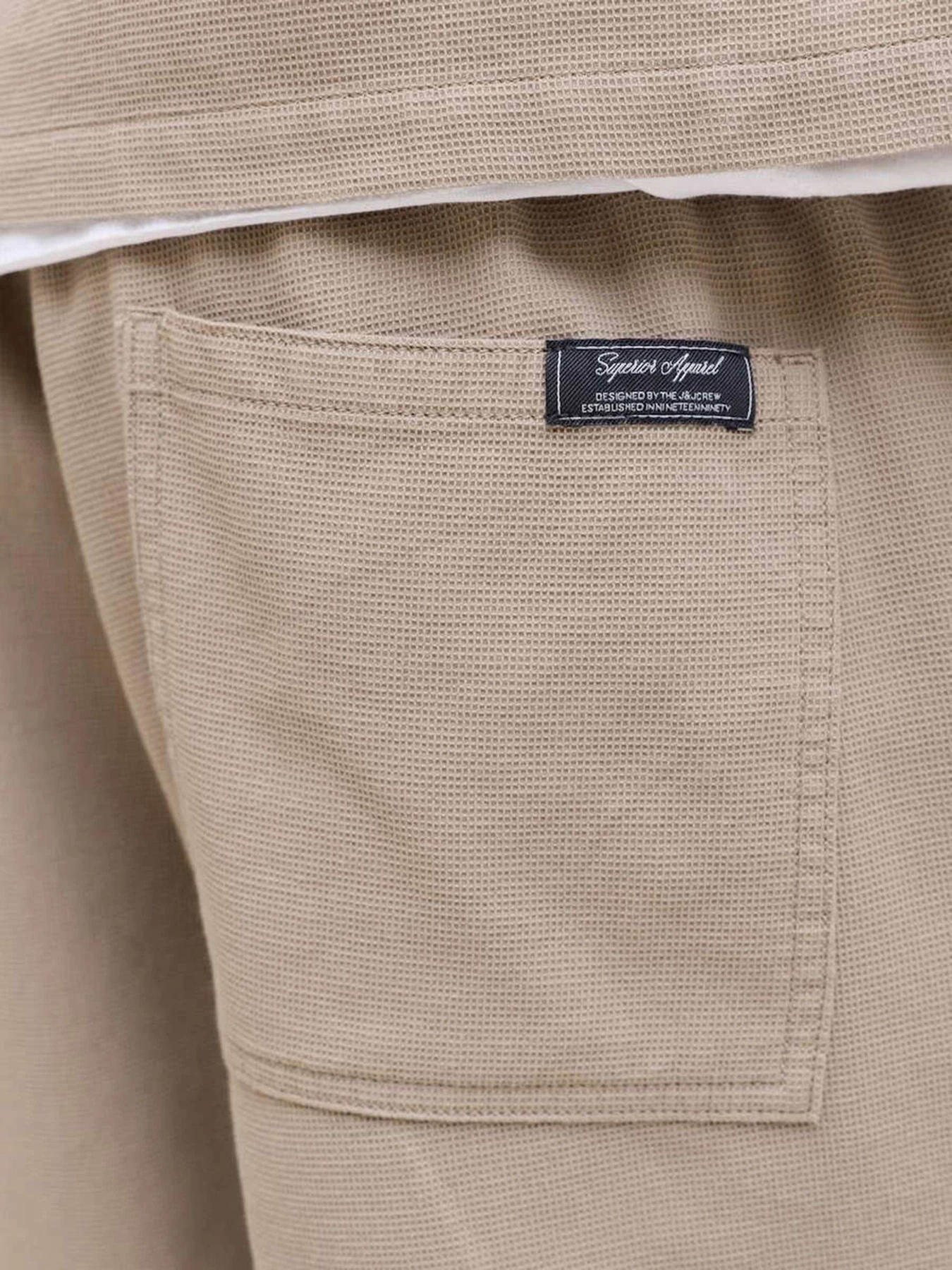 Шорти JACK & JONES JAIDEN WAFFLE RESORT SHORT модель 12295862_Vintage Khaki Фото
