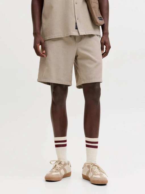 Шорти JACK & JONES JAIDEN WAFFLE RESORT SHORT модель 12295862_Vintage Khaki Фото