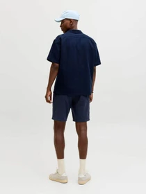 Шорти JACK & JONES JAIDEN WAFFLE RESORT SHORT модель 12295862_Navy Blazer Фото