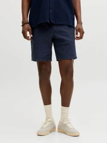 Шорти JACK & JONES JAIDEN WAFFLE RESORT SHORT модель 12295862_Navy Blazer Фото