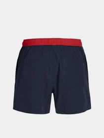 Одежда для пляжа JACK & JONES MAUI ARCHIVE SWIM SHORTS модель 12296324_Navy Blazer TRUE RED Фото