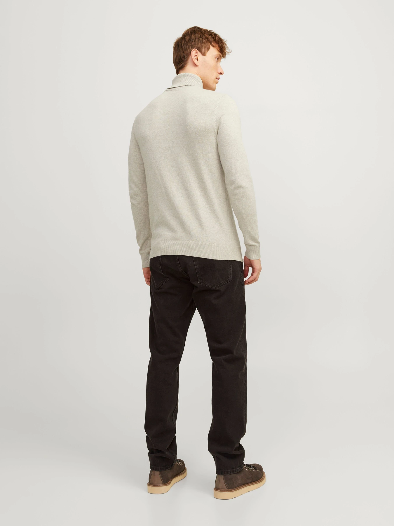 Светри та кардигани JACK & JONES EMIL KNIT ROLL NECK модель 12157417_Oatmeal Melange Светри та кардигани JACK & JONES EMIL KNIT ROLL NECK модель 12157417_Oatmeal Melange Фото