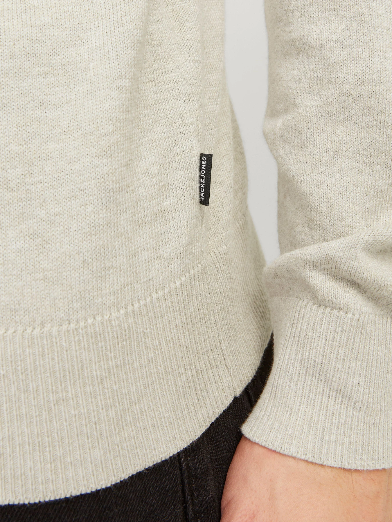 Светри та кардигани JACK & JONES EMIL KNIT ROLL NECK модель 12157417_Oatmeal Melange Светри та кардигани JACK & JONES EMIL KNIT ROLL NECK модель 12157417_Oatmeal Melange Фото