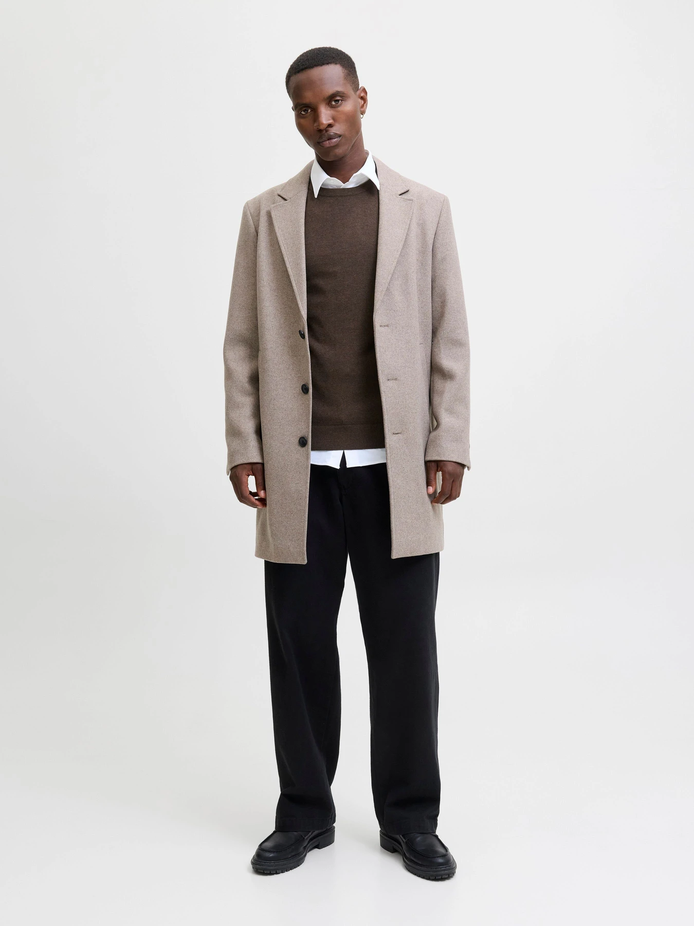 Светри та кардигани JACK & JONES EMIL KNIT CREW NECK модель 12208364_Mulch TWIST Светри та кардигани JACK & JONES EMIL KNIT CREW NECK модель 12208364_Mulch TWIST Фото