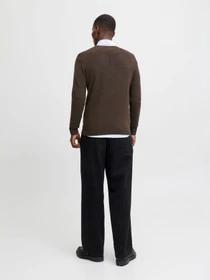 Светри та кардигани JACK & JONES EMIL KNIT CREW NECK модель 12208364_Mulch TWIST Фото