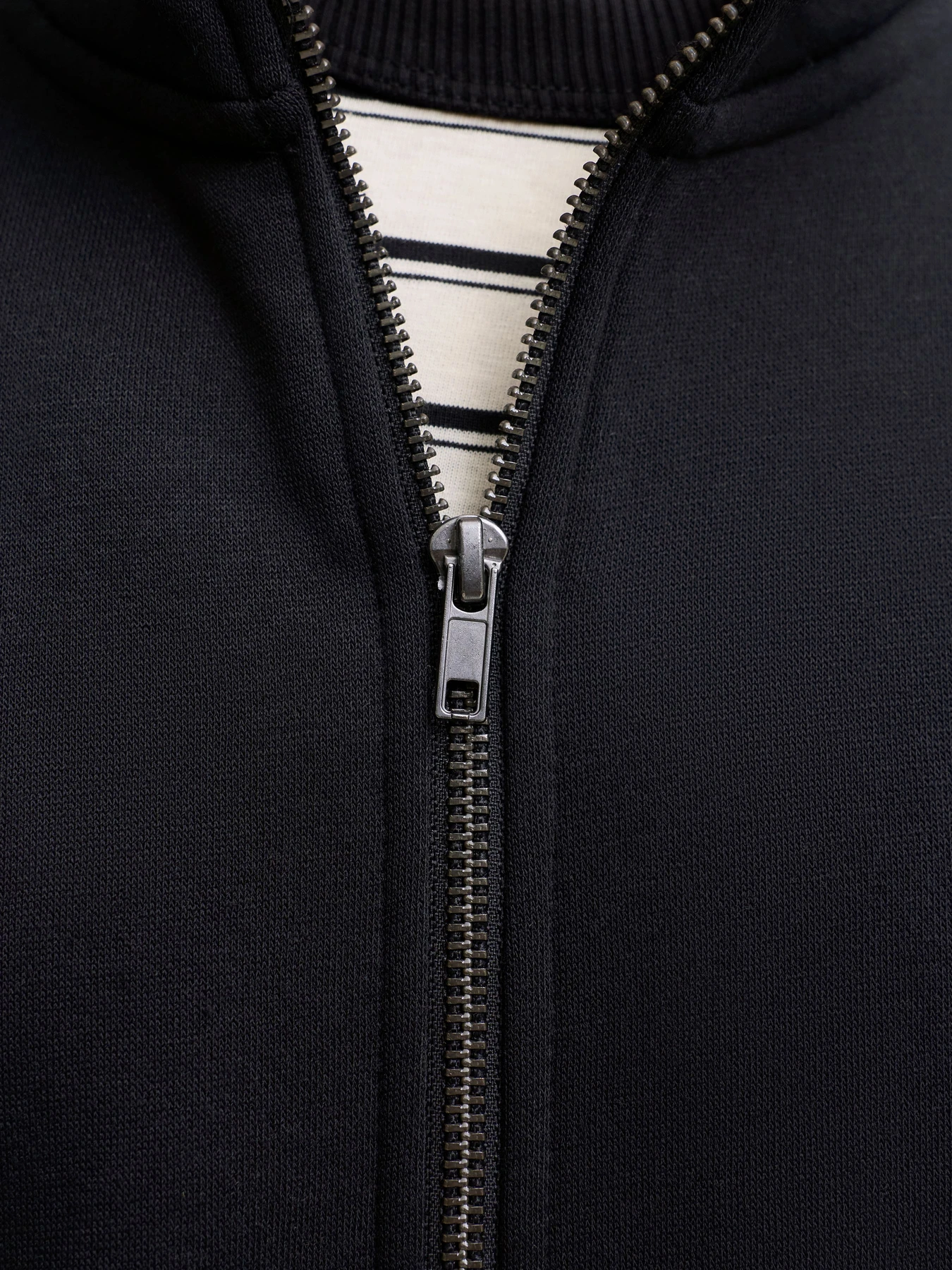 Худи и свитшоты JACK & JONES BRADLEY SWEAT ZIP модель 12298690_Black Худи и свитшоты JACK & JONES BRADLEY SWEAT ZIP модель 12298690_Black Фото