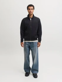 Худи и свитшоты JACK & JONES BRADLEY SWEAT ZIP модель 12298690_Black Фото