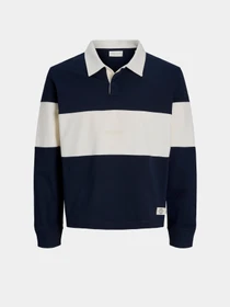 Футболки и поло JACK & JONES FREDERIKSBERG BLOCKING SWEAT P модель 12300045_Sky Captain Фото