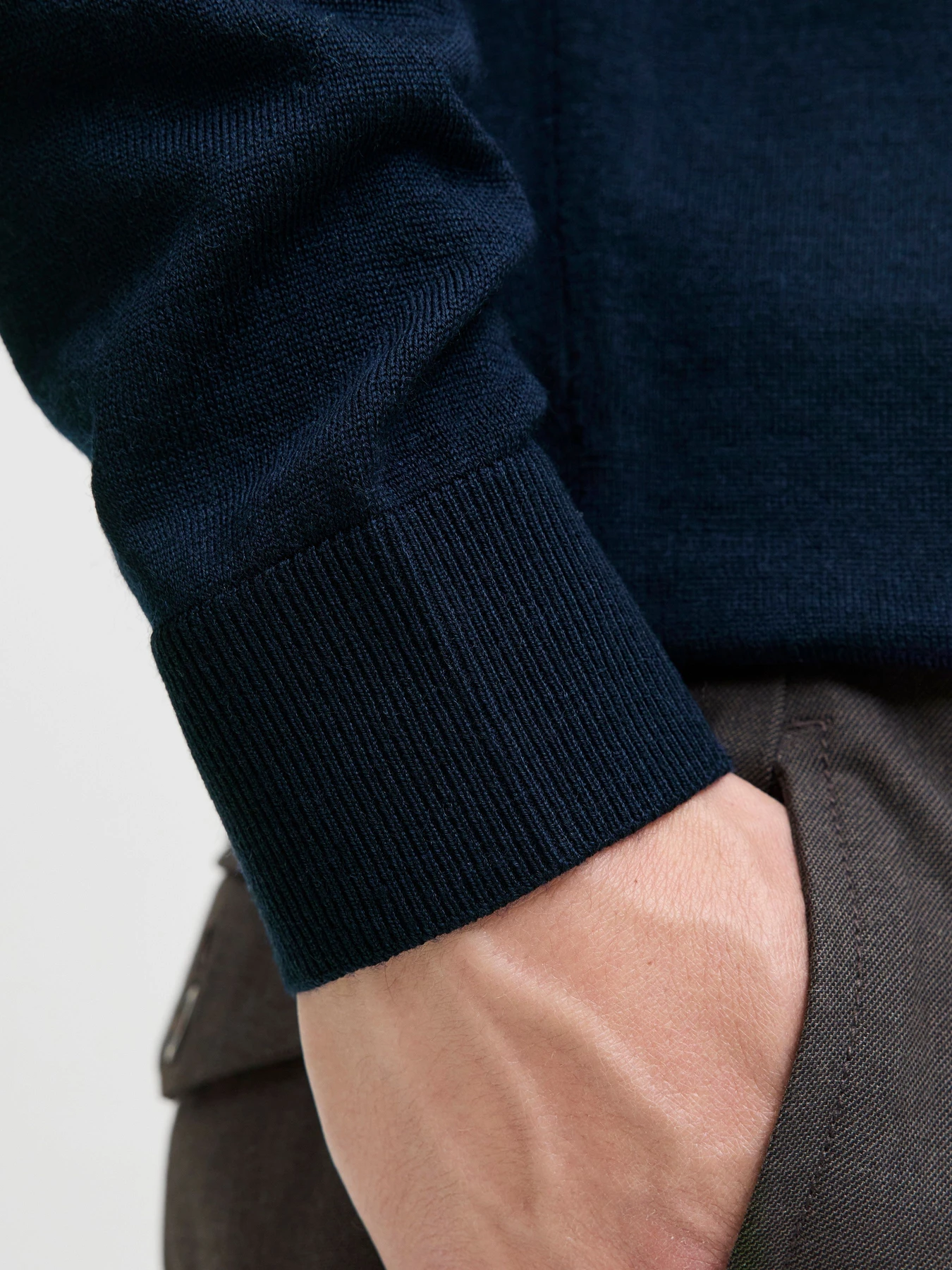 Футболки и поло JACK & JONES BLAMERINO KNIT POLO модель 12281757_Night Sky Футболки и поло JACK & JONES BLAMERINO KNIT POLO модель 12281757_Night Sky Фото