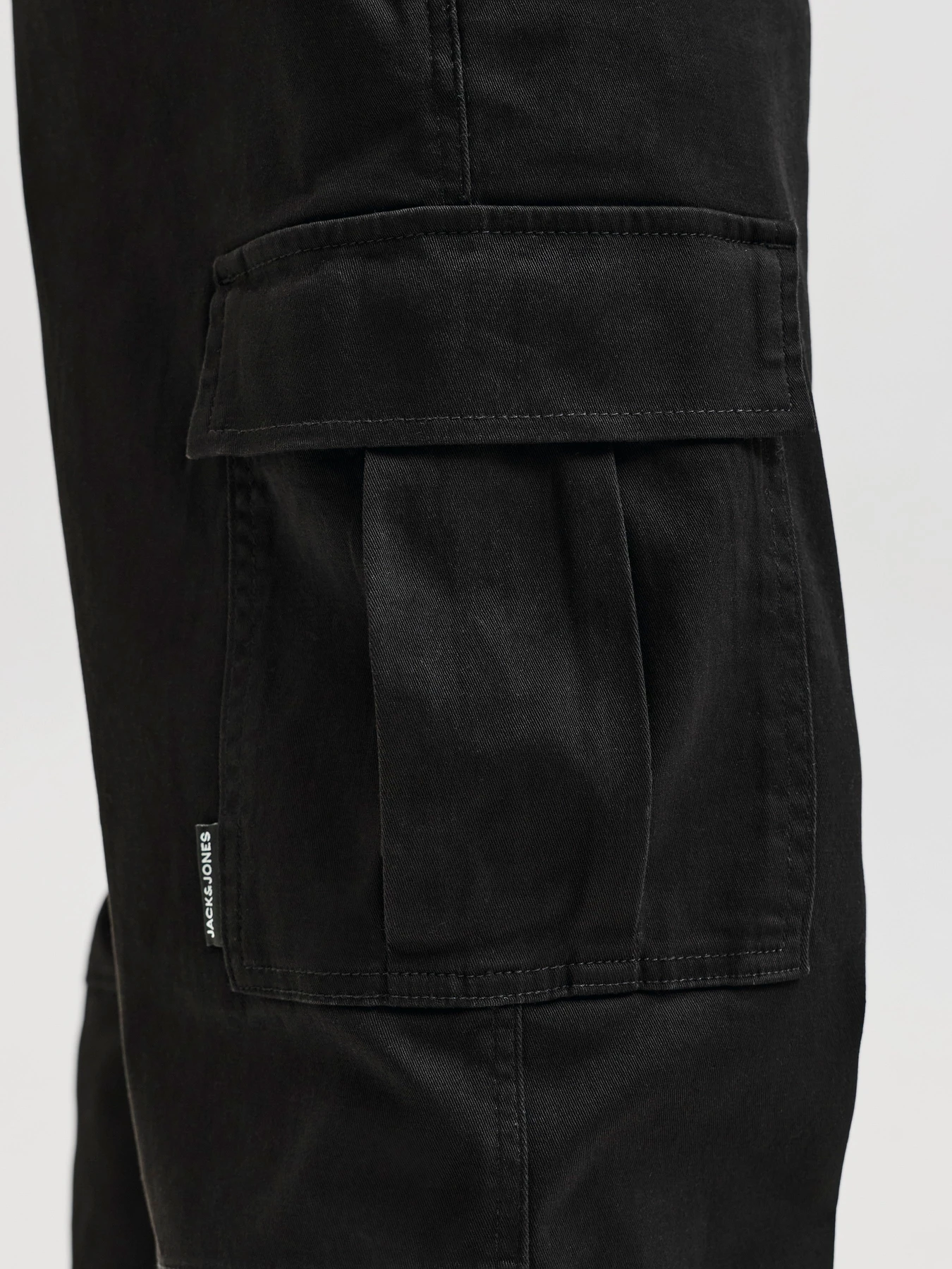 Штани JACK & JONES KANE DYLAN CUFFED CARGO модель 12289589_Black Фото