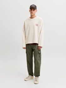 Штани JACK & JONES KANE DYLAN CUFFED CARGO модель 12289589_Olive Night Фото