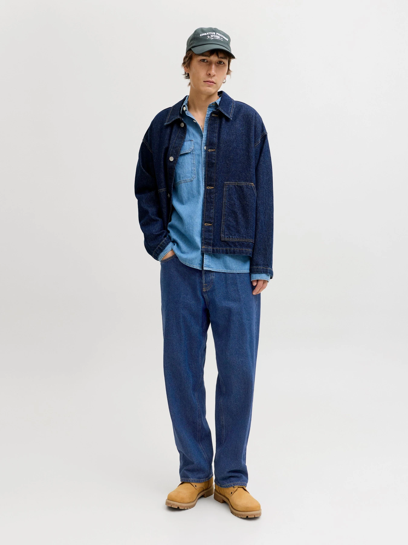 Джинсы JACK & JONES ALEX ORIGINAL модель 12289119_Blue Denim Фото