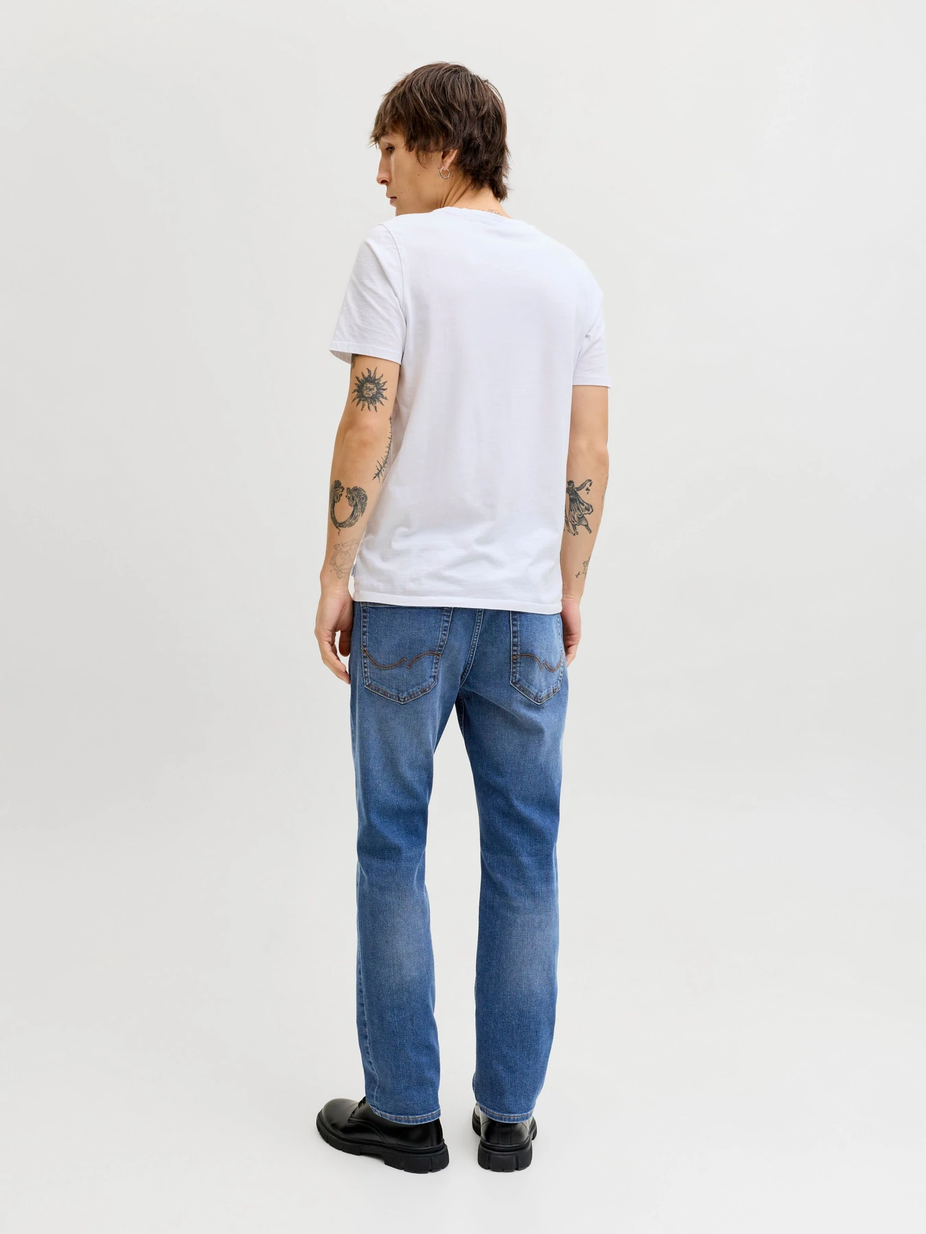 Джинсы JACK & JONES CLARK ORIGINAL модель 12282669_Blue Denim Джинсы JACK & JONES CLARK ORIGINAL модель 12282669_Blue Denim Фото