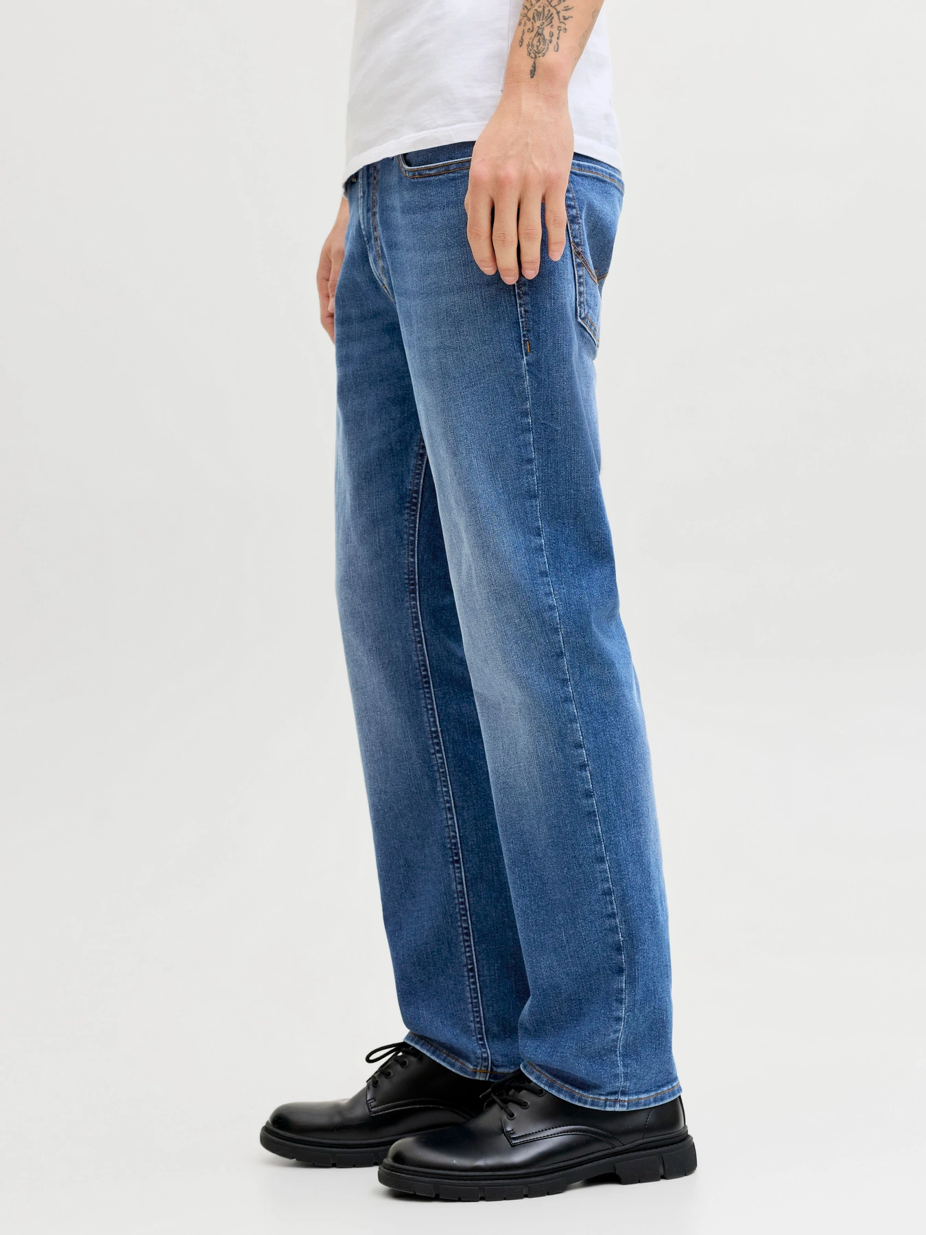 Джинсы JACK & JONES CLARK ORIGINAL модель 12282669_Blue Denim Джинсы JACK & JONES CLARK ORIGINAL модель 12282669_Blue Denim Фото