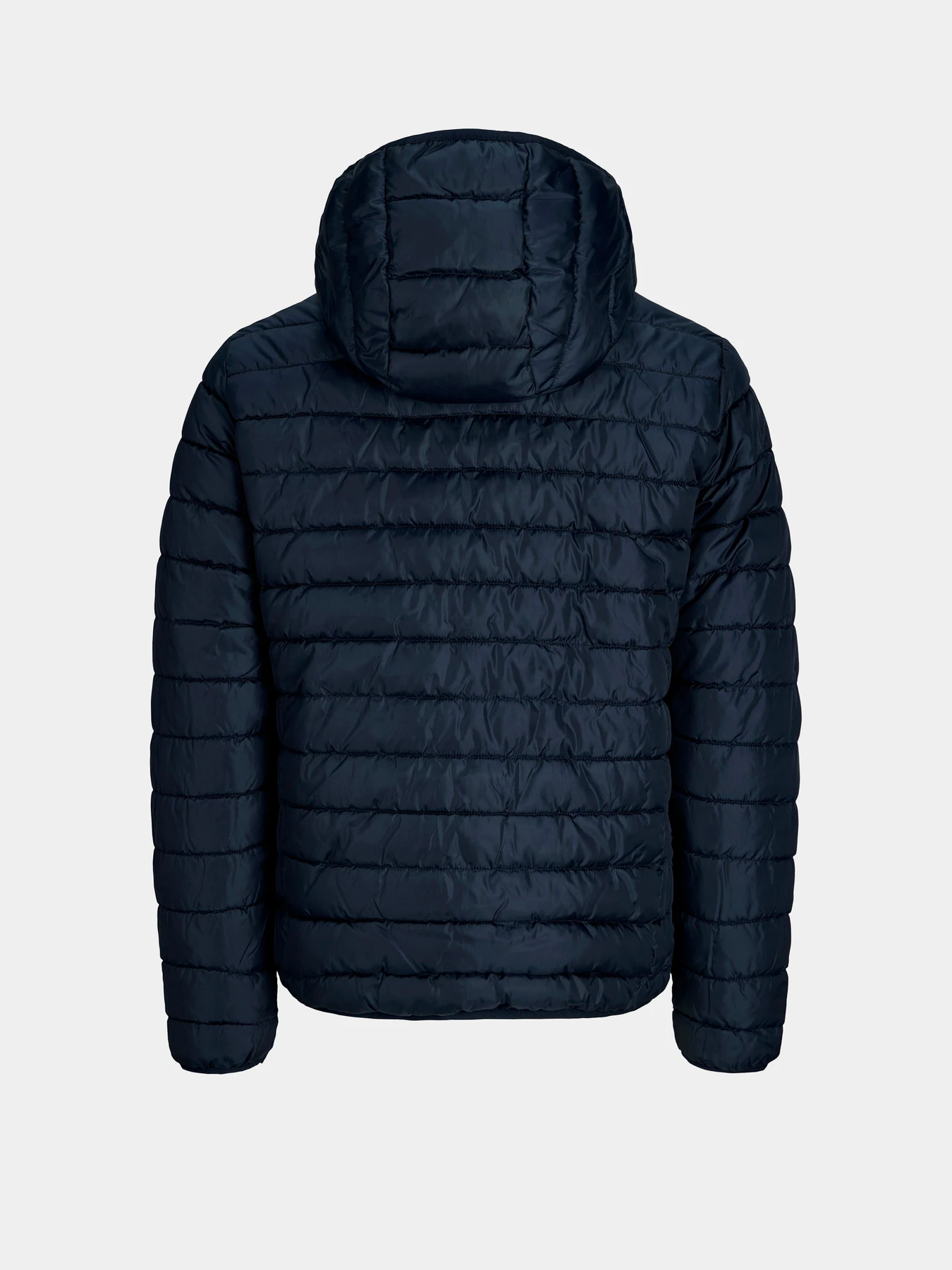 Куртки и дубленки JACK & JONES ELVIS LIGHT PUFFER HOOD модель 12299198_Navy Blazer Фото