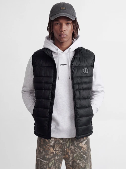 Куртки та дублянки JACK & JONES KINGSLEY LIGHT BODYWARMER COLL модель 12298870_Black Фото