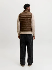 Куртки и дубленки JACK & JONES KINGSLEY LIGHT BODYWARMER COLL модель 12298870_Cocoa Фото