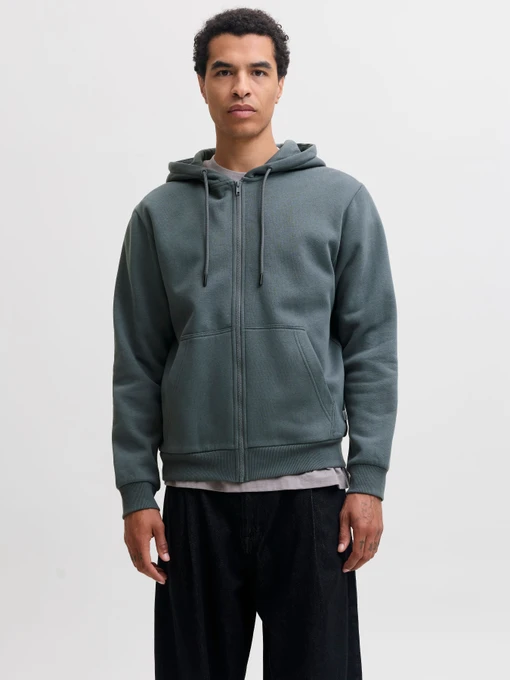 Худі та світшоти JACK & JONES BRADLEY SWEAT ZIP HOOD модель 12249342_Turbulence Фото