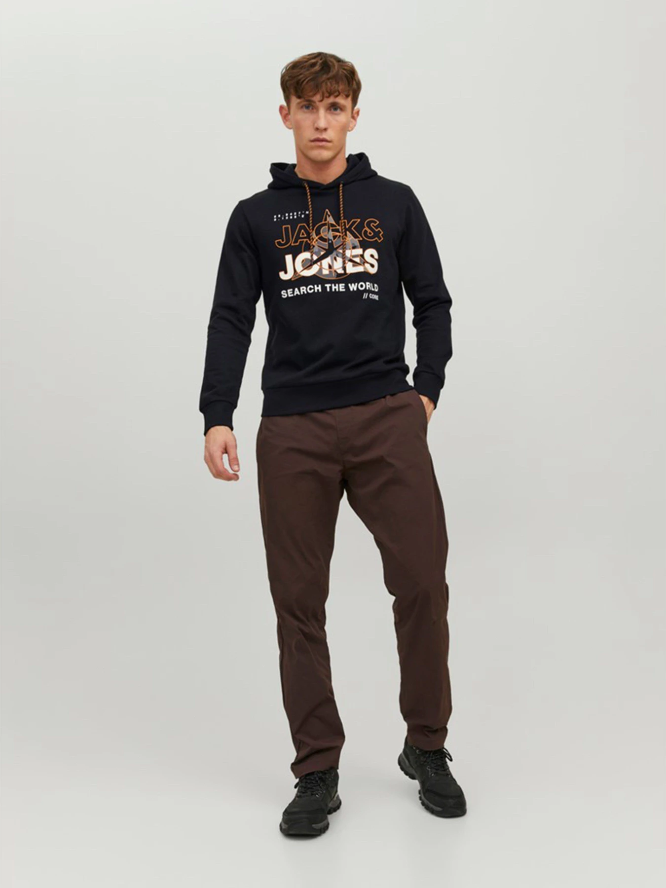 Худі та світшоти JACK & JONES модель 12228603_Black Худі та світшоти JACK & JONES модель 12228603_Black Фото
